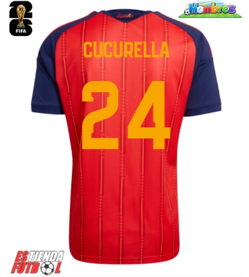 España Marc Cucurella #24 Primera Equipación Mundial 2026 Manga Corta